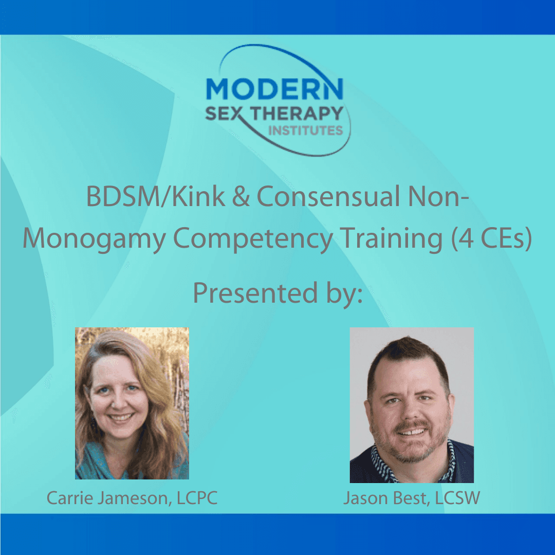 BDSM/Kink & Consensual Non-Monogamy Competency Training