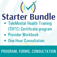 TeleMental Health Starter Bundle (THTC Program, Workbook, and One-Hour Consultation)