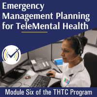 Emergency Management Planning for TeleMental Health, Online Self-Study