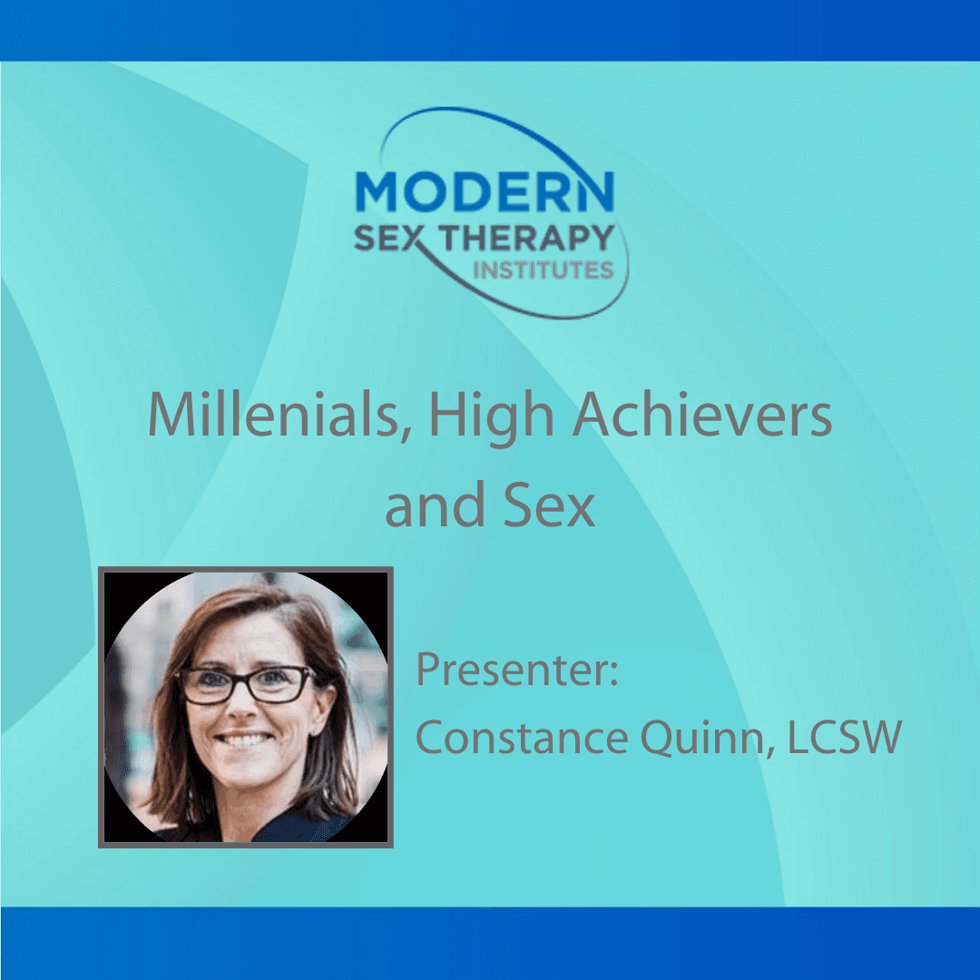 Millenials, High Achievers and Sex