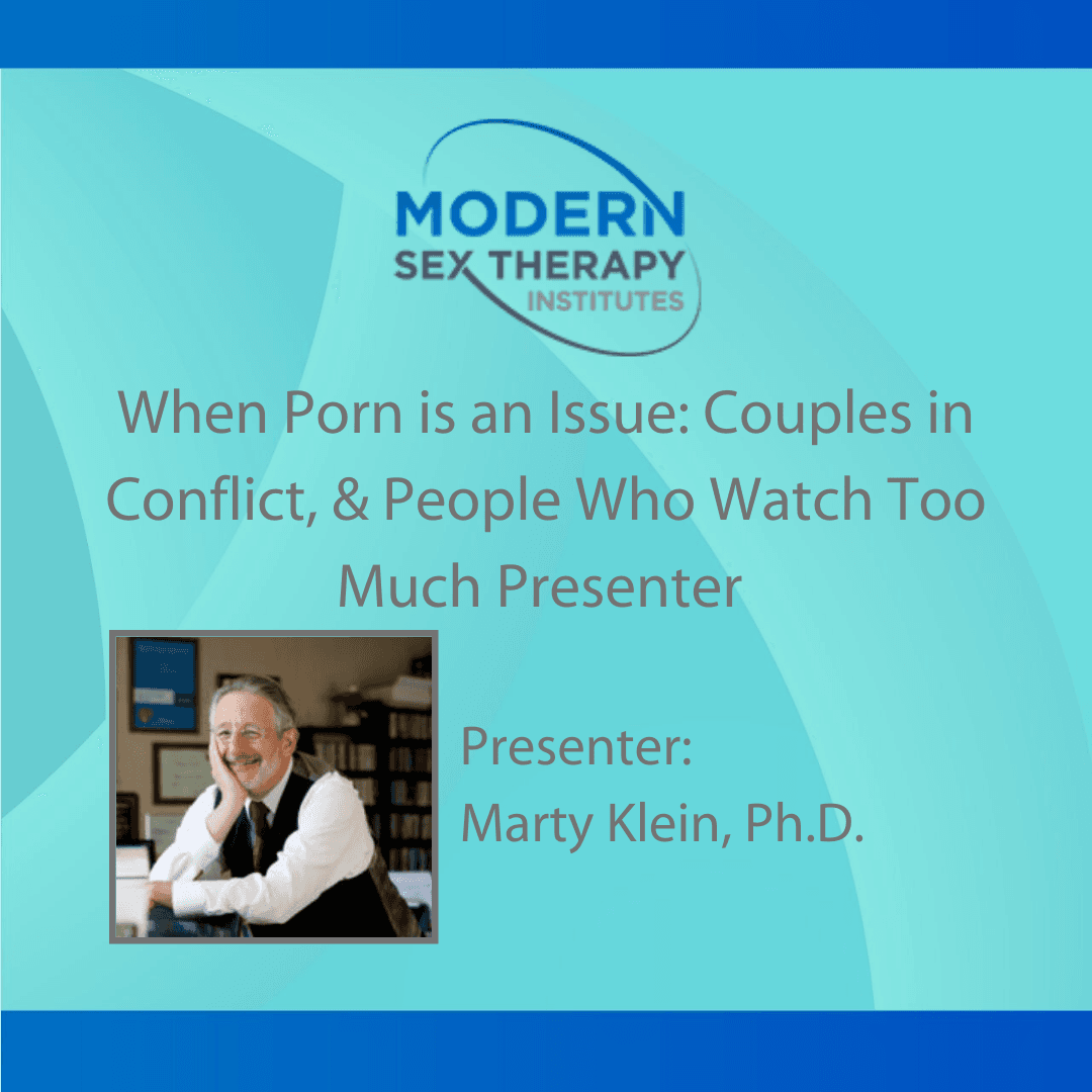 When Porn is an Issue: Couples in Conflict, & People Who Watch Too Much Presenter